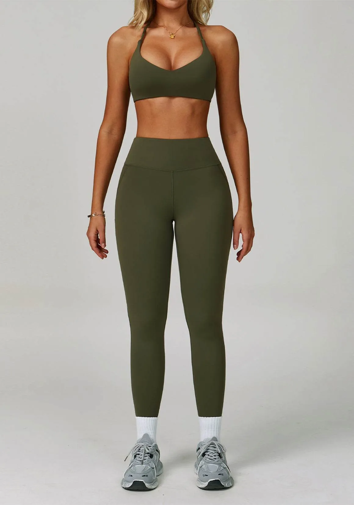 Activewear Set with Cross Back Sports Bra and Legging sold by CRAVE by Frederick Wilhelm product image thumbnail 5