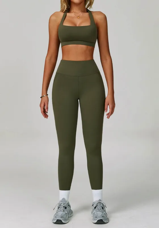 Activewear Set with Halter Sports Bra and Legging sold by CRAVE by Frederick Wilhelm