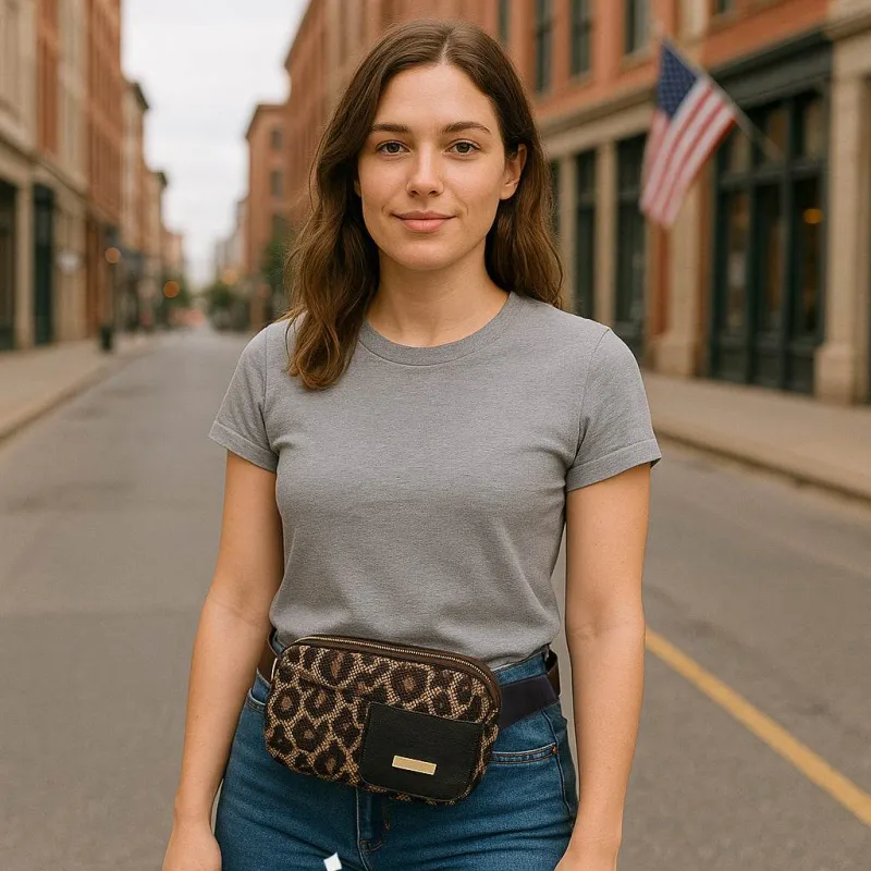 PU Leather Belt Bag Crossbody Fanny Pack sold by CRAVE by Frederick Wilhelm