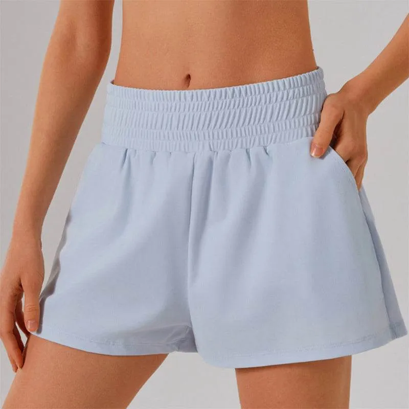 High Waisted Athletic Shorts with Pocket and Lined Short sold by CRAVE by Frederick Wilhelm