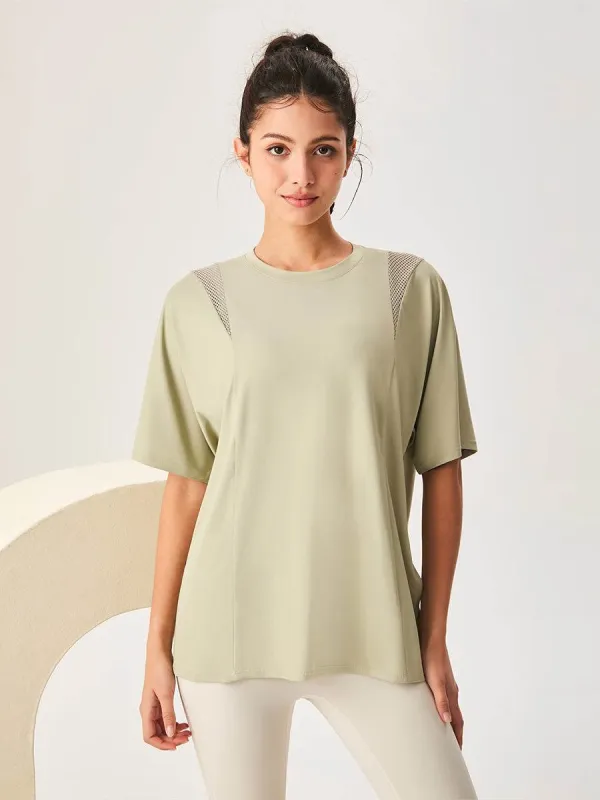 Mesh Short Sleeved Sports Loose T-Shirt sold by CRAVE by Frederick Wilhelm