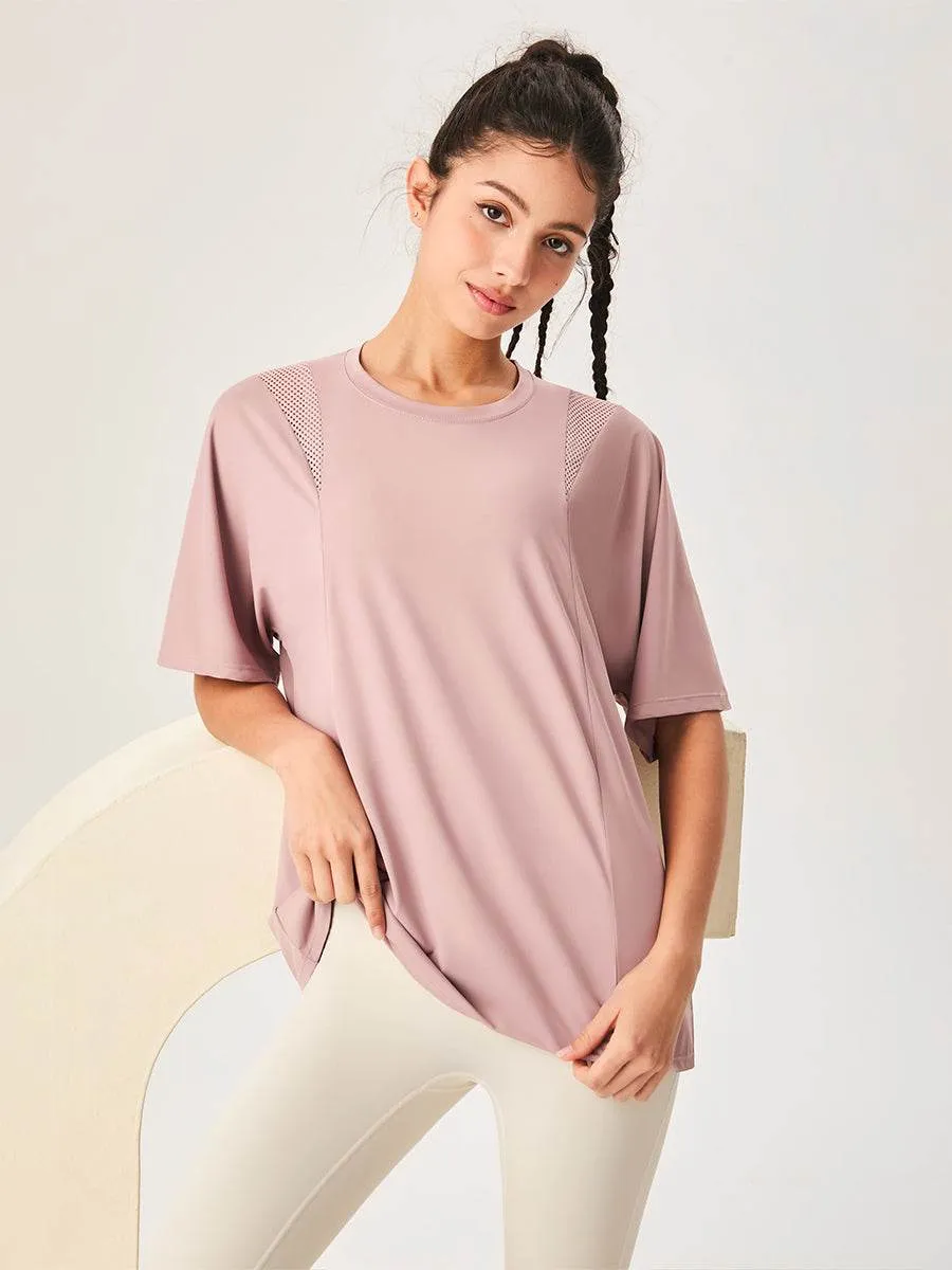 Mesh Short Sleeved Sports Loose T-Shirt sold by CRAVE by Frederick Wilhelm product image thumbnail 5