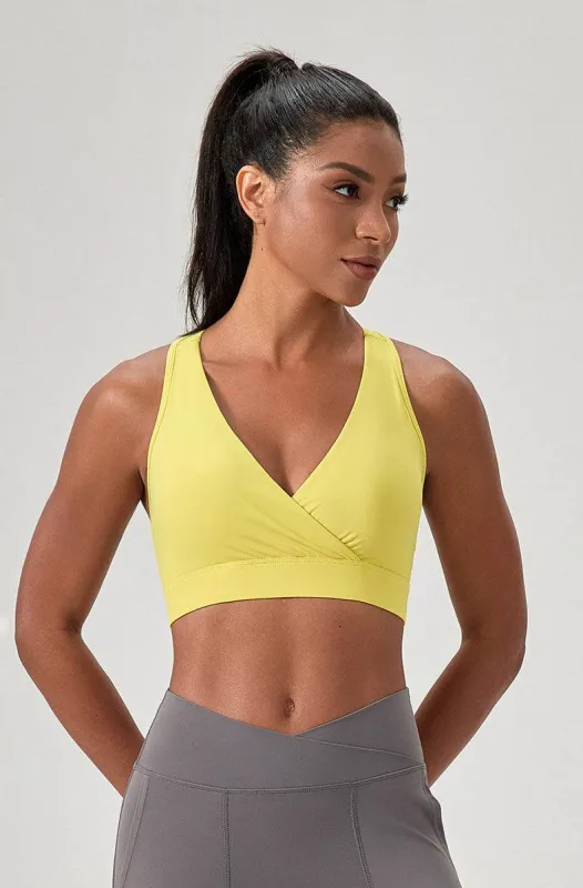 Two Ways Twist Racerback Sports Bra sold by CRAVE by Frederick Wilhelm