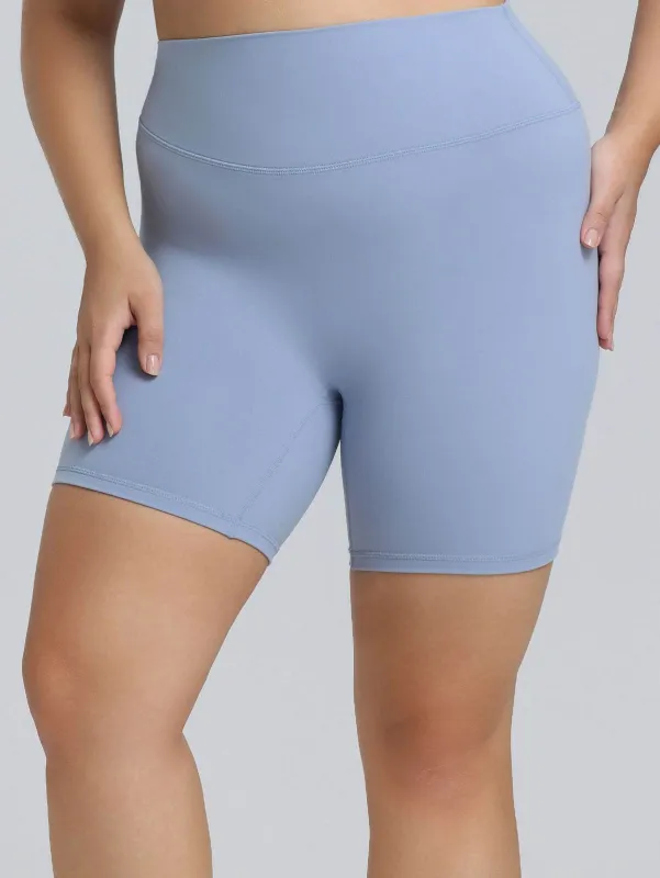 Plus Size High Waist Yoga Shorts sold by CRAVE by Frederick Wilhelm