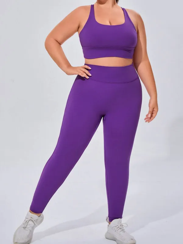 Workout Sets with Cross Strap Sports Bra and Legging sold by CRAVE by Frederick Wilhelm