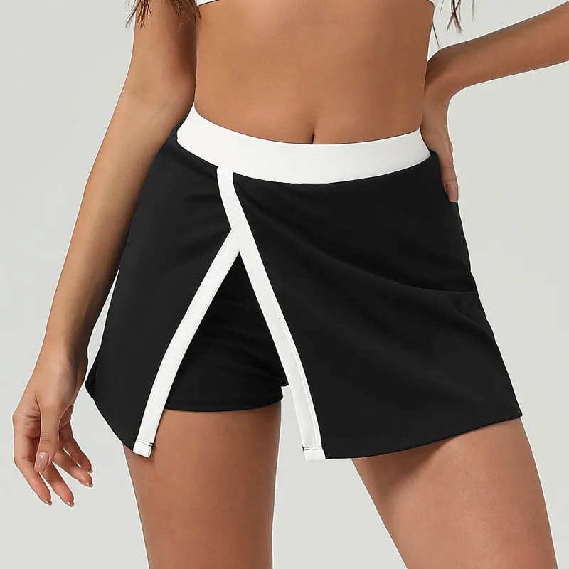 Color Block Mini Tennis Skirts with Skort sold by CRAVE by Frederick Wilhelm