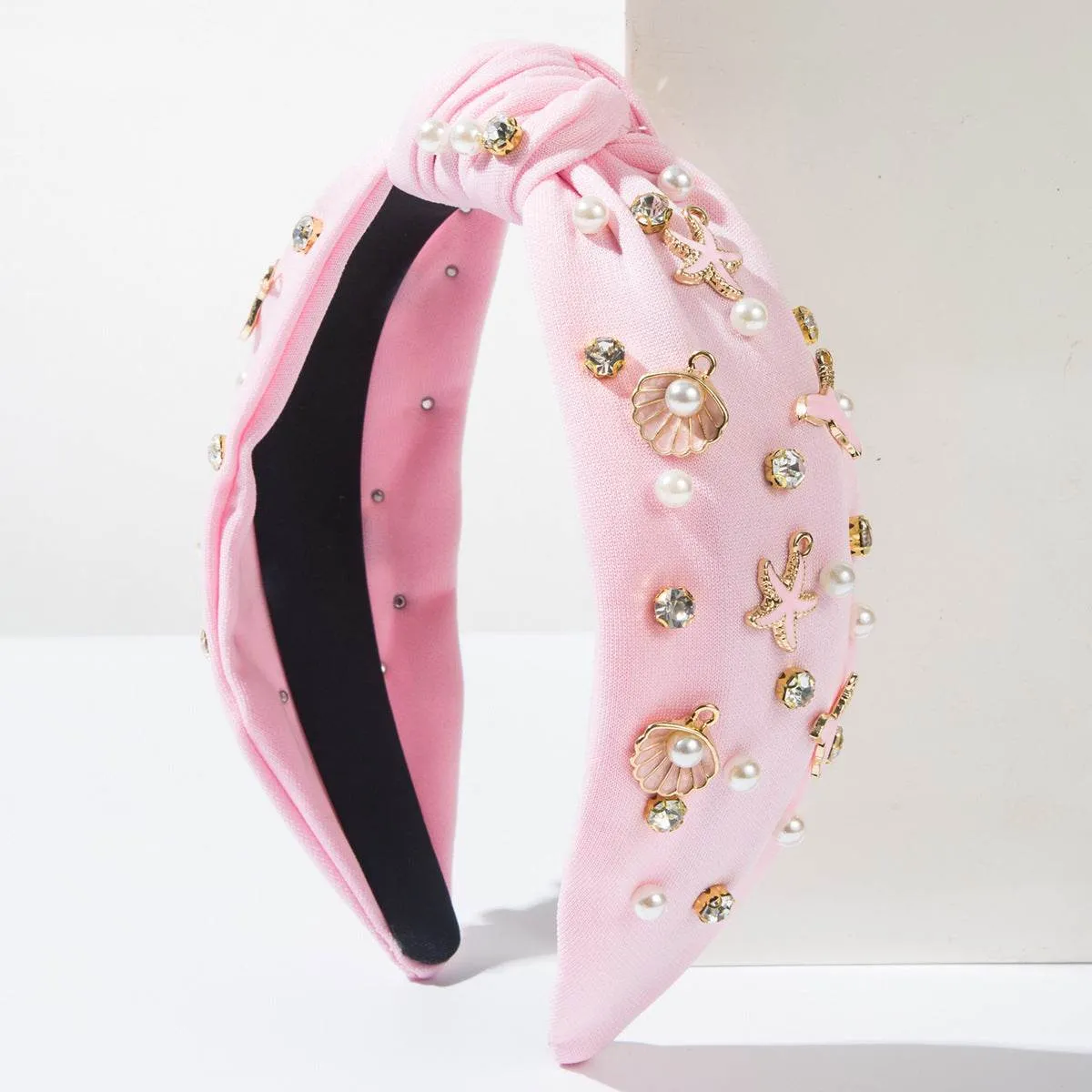 Ocean Element Headband with Diamonds Shells Pearls Starfish sold by CRAVE by Frederick Wilhelm product image thumbnail 5