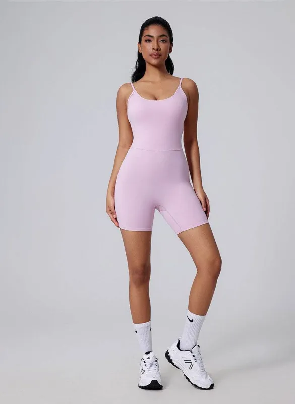 Spaghetti Straps Short Rompers Jumpsuit sold by CRAVE by Frederick Wilhelm