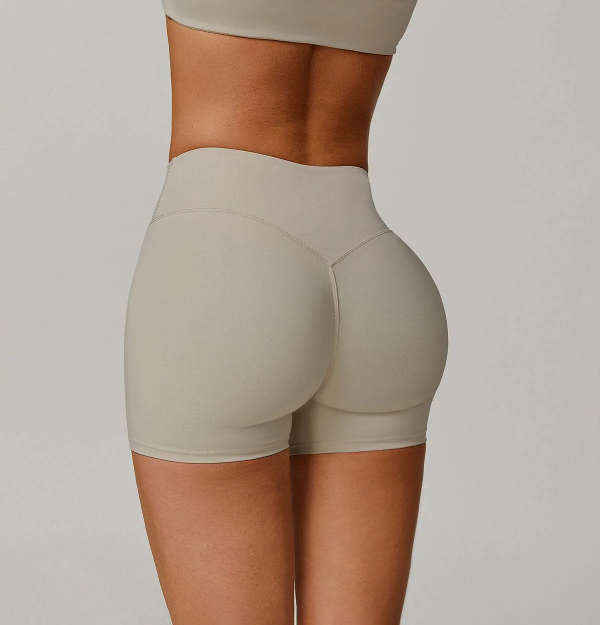 Crossover High Waisted Tummy Control Athletic Short sold by CRAVE by Frederick Wilhelm product image thumbnail 2
