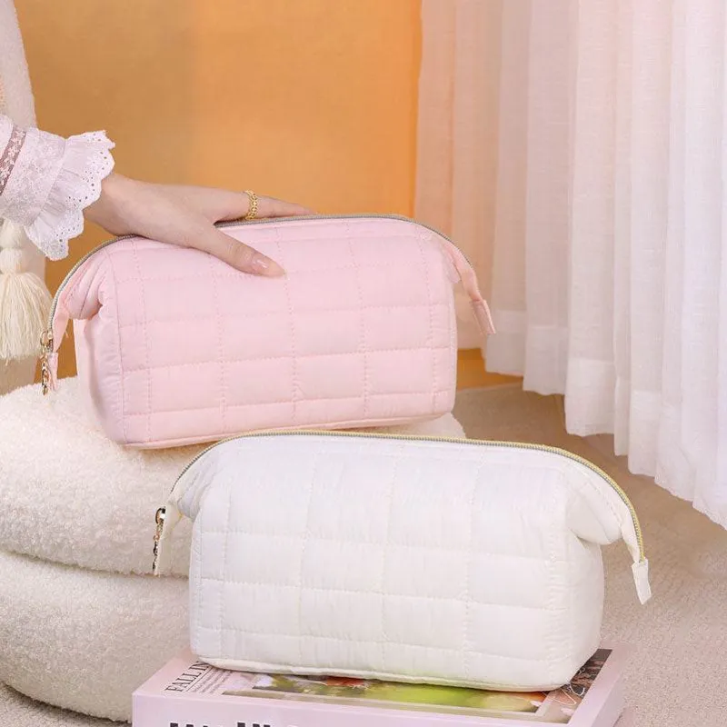 Puffy Cotton Cosmetic Makeup Bag sold by CRAVE by Frederick Wilhelm