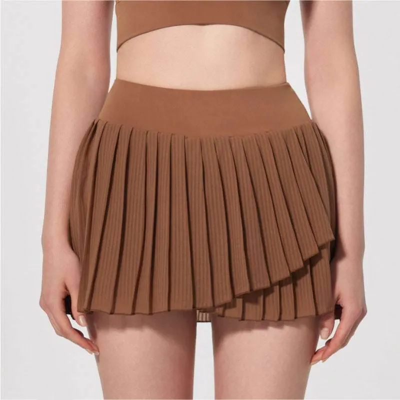 Fashion Solid Color Double Layer Tennis Skirt sold by CRAVE by Frederick Wilhelm