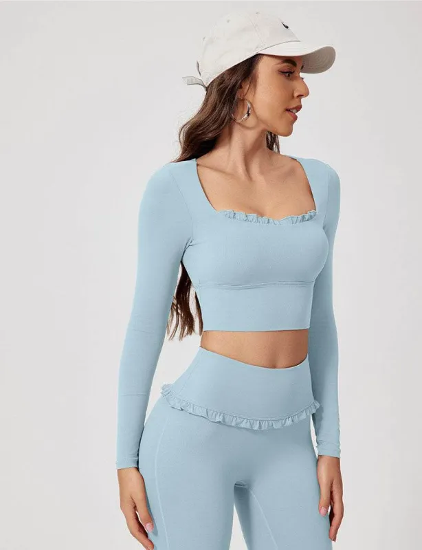 Long Sleeve Crop Sports T-Shirt sold by CRAVE by Frederick Wilhelm