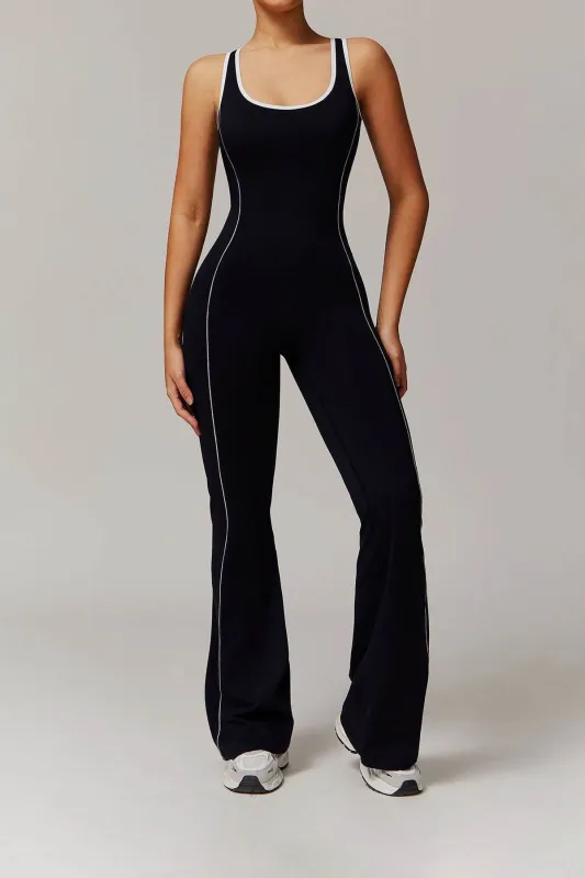Sleeveless One Piece Backless Yoga Jumpsuit sold by CRAVE by Frederick Wilhelm