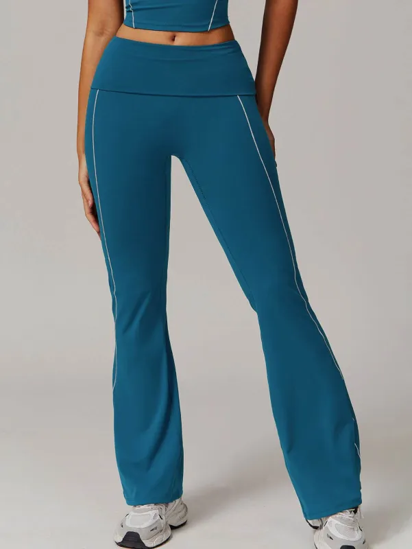 High Waist Yoga Flared Pants sold by CRAVE by Frederick Wilhelm