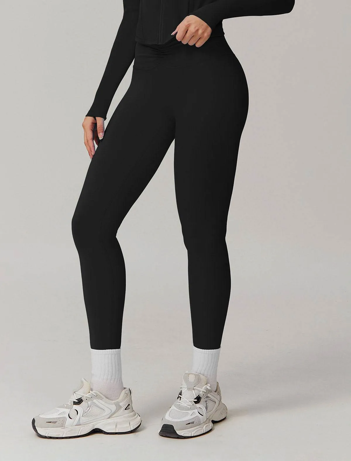 High Waist Workout Leggings sold by CRAVE by Frederick Wilhelm product image thumbnail 3