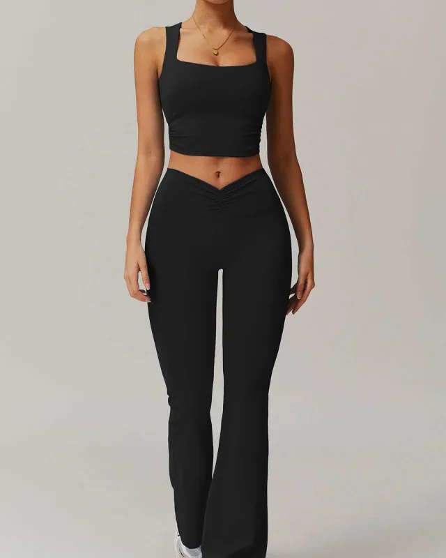 Activewear Set with Tank and Flare Pant sold by CRAVE by Frederick Wilhelm