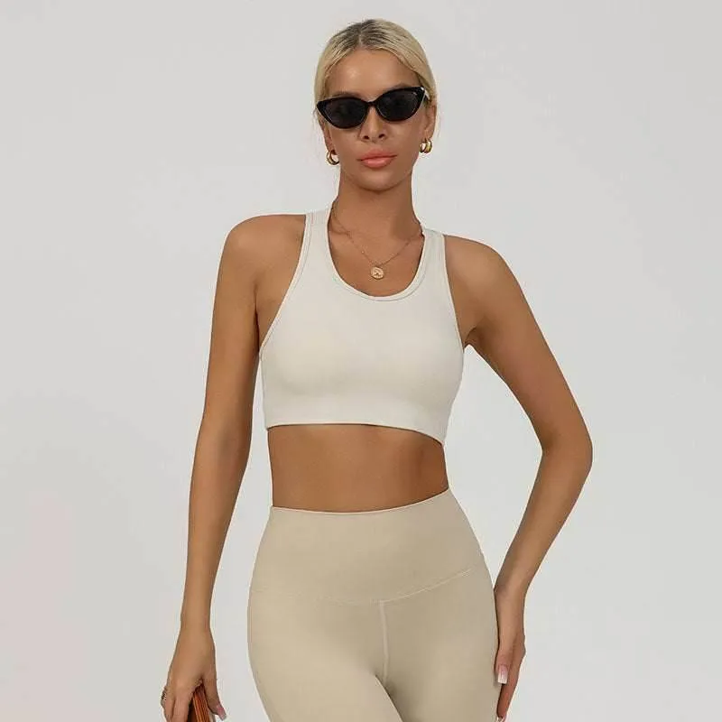 Cross Beauty Back Sports Bra sold by CRAVE by Frederick Wilhelm