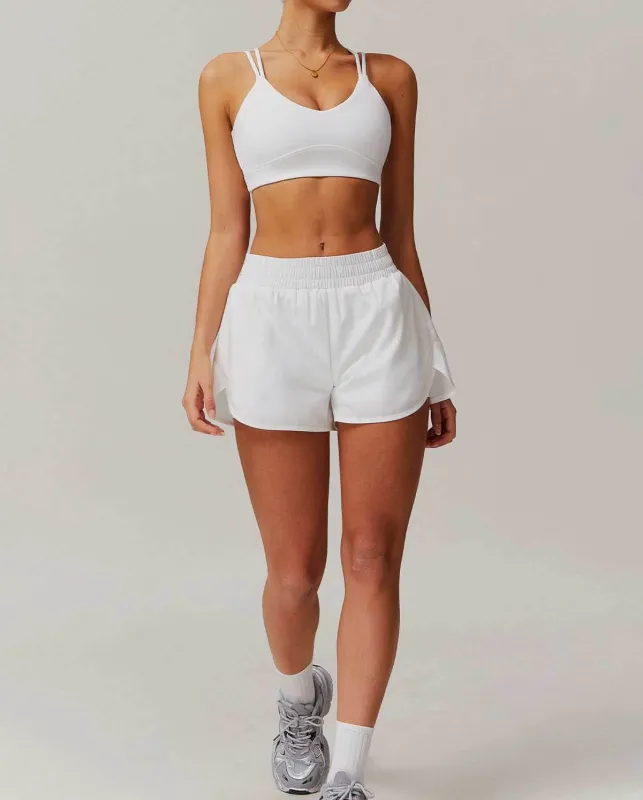 Activewear Set With Cross Back Sports Bra and Shorts sold by CRAVE by Frederick Wilhelm