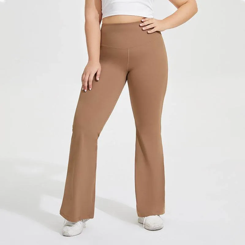 Plus Size High Waist Flared Yoga Pants sold by CRAVE by Frederick Wilhelm