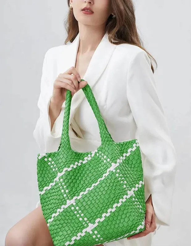 Large Capacity Handmade Woven Tote Bag sold by CRAVE by Frederick Wilhelm