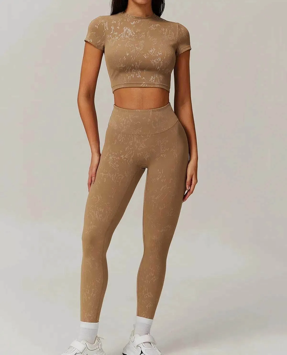 Sports Set with Short Sleeve T-Shirt and Leggings sold by CRAVE by Frederick Wilhelm