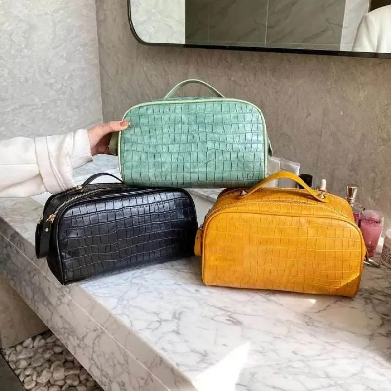 Large Capacity PU Leather Travel Makeup Bag sold by CRAVE by Frederick Wilhelm