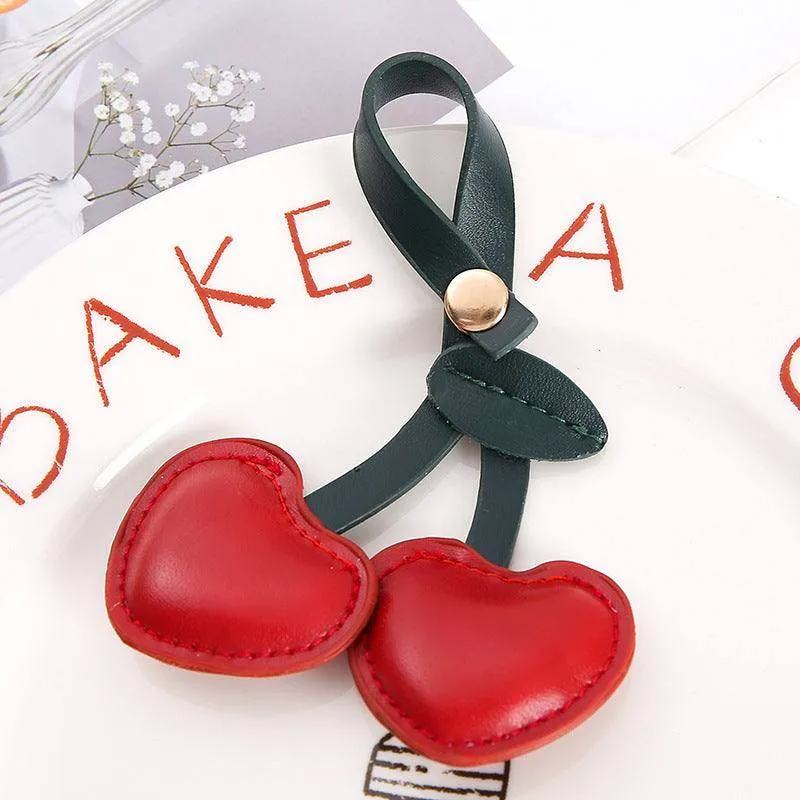 Cute PU Cherry Bag Charms sold by CRAVE by Frederick Wilhelm product image thumbnail 4