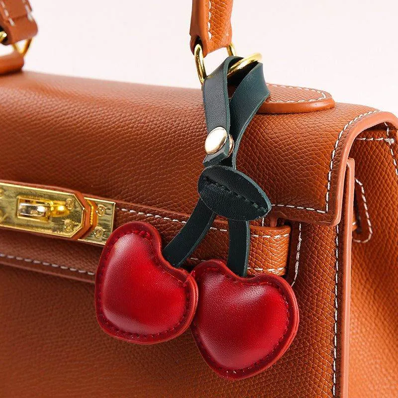 Cute PU Cherry Bag Charms sold by CRAVE by Frederick Wilhelm product image thumbnail 2