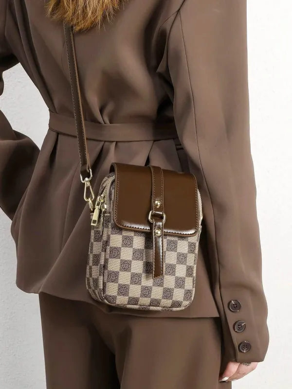 Retro Crossbody Cell Phone Bag sold by CRAVE by Frederick Wilhelm