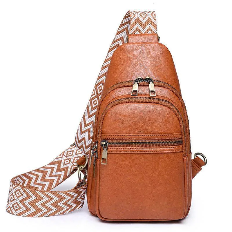 Retro PU Leather Crossbody Bag sold by CRAVE by Frederick Wilhelm