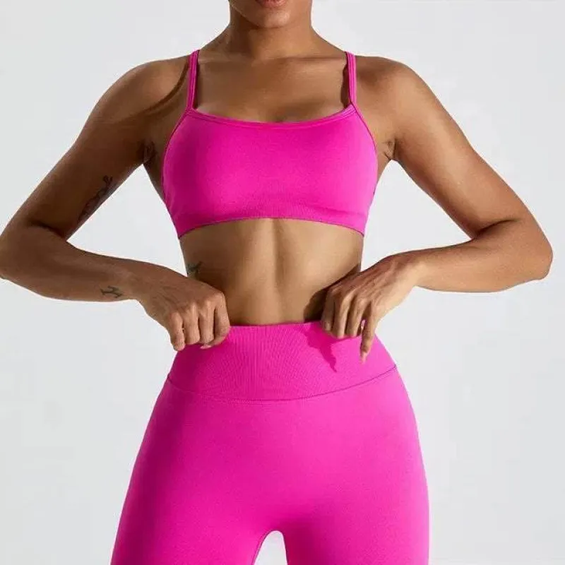 Seamless Sports Bra with Adjustable Straps made by CRAVE by Frederick Wilhelm