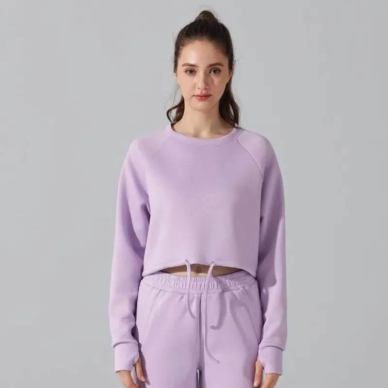 Cropped Loose Workout Sweatshirt sold by CRAVE by Frederick Wilhelm