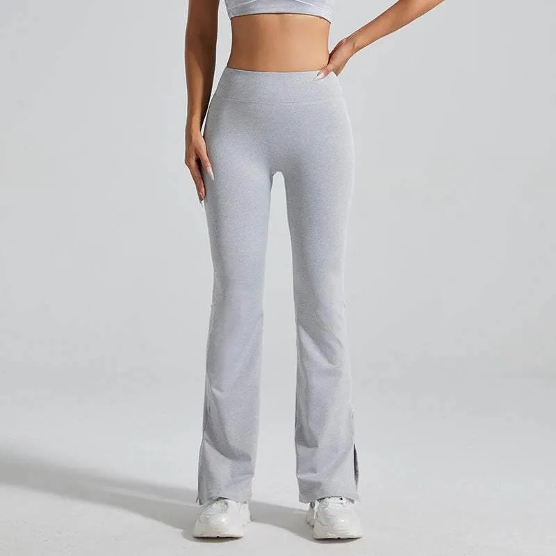 High Waist No Front Seam Sports Flared Pant sold by CRAVE by Frederick Wilhelm