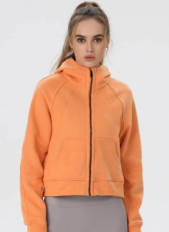 Yoga Long Sleeve Hooded Jacket sold by CRAVE by Frederick Wilhelm