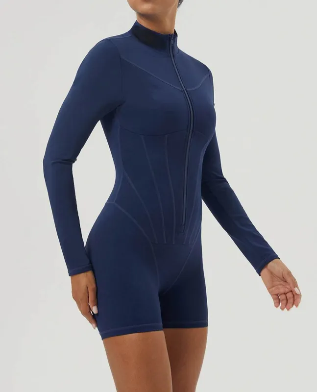 Half Zipper Sports Jumpsuits sold by CRAVE by Frederick Wilhelm