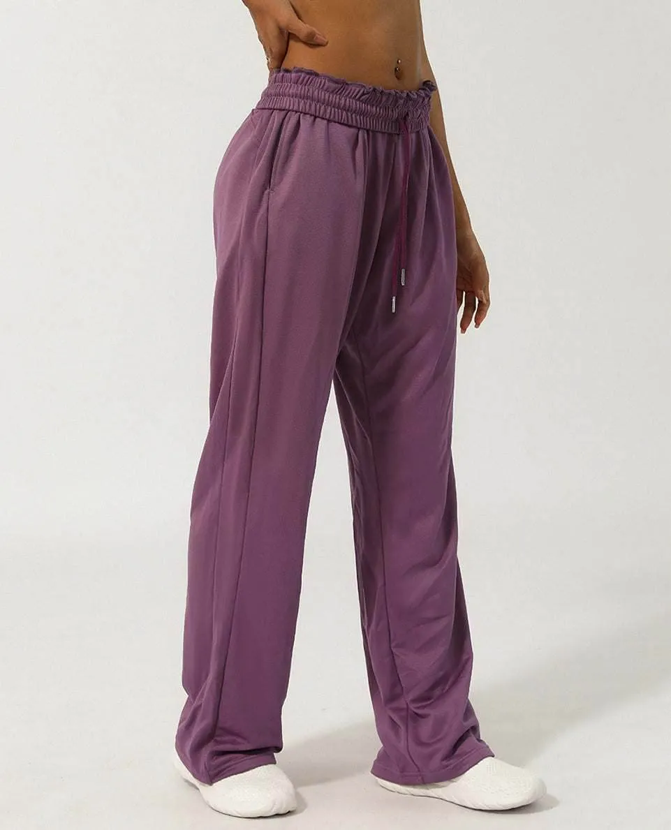 Women Elastic High-Waist Wide Leg Sweatpants sold by CRAVE by Frederick Wilhelm product image thumbnail 3