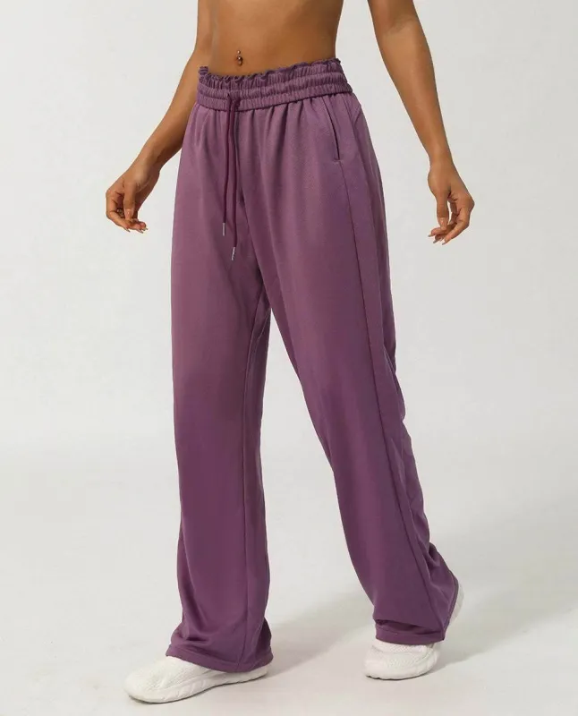 Women Elastic High-Waist Wide Leg Sweatpants sold by CRAVE by Frederick Wilhelm