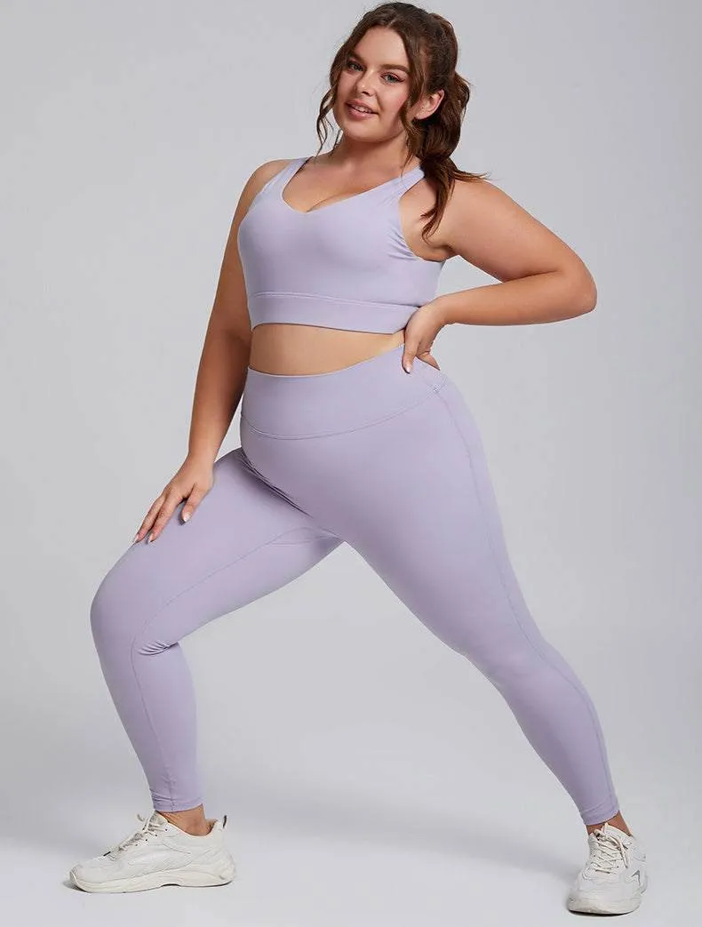 Plus Size Butt Lifting Yoga Leggings for Women sold by CRAVE by Frederick Wilhelm product image thumbnail 4