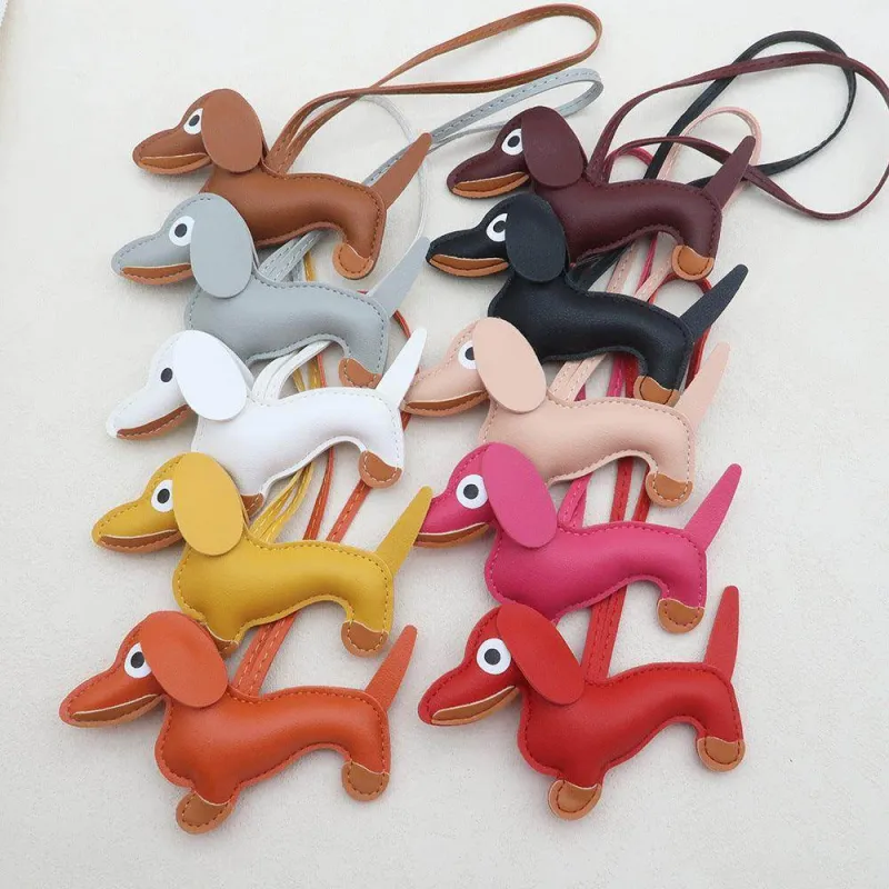 Cute Leather Dachshund Keychain sold by CRAVE by Frederick Wilhelm