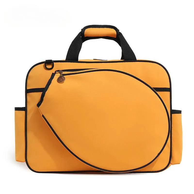 Canvas Tennis Shoulder Bag Pickleball Tote Handbag sold by CRAVE by Frederick Wilhelm product image thumbnail 4