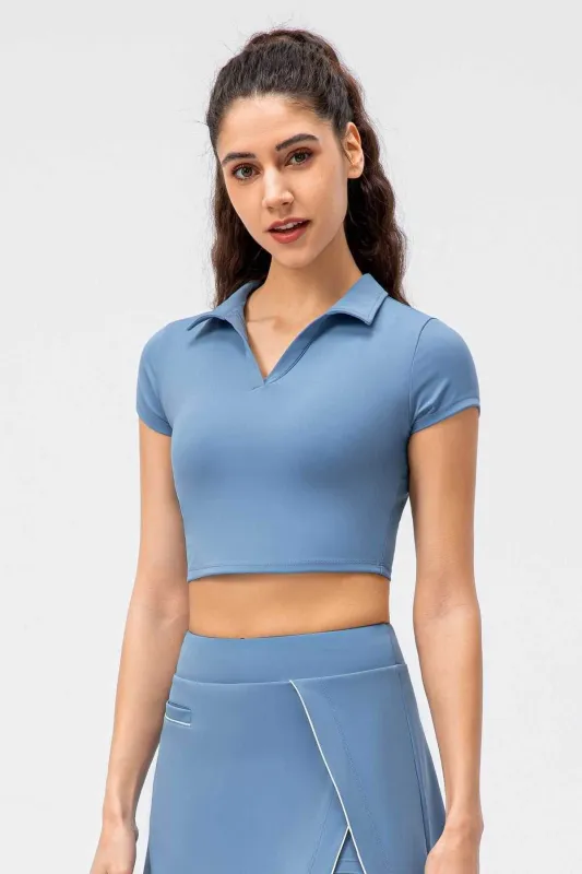 Lapel Collar Short Sleeve Polo Shirt sold by CRAVE by Frederick Wilhelm