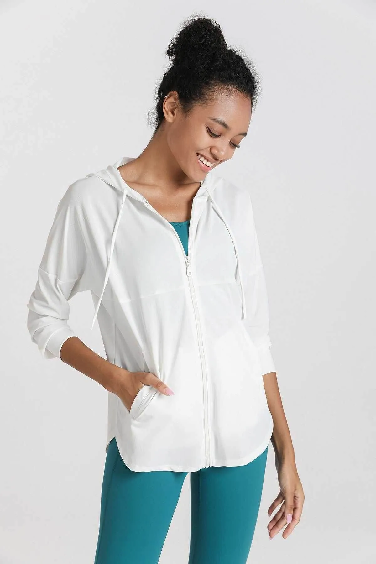 Sun Protection Full-Zip Hooded Jacket sold by CRAVE by Frederick Wilhelm