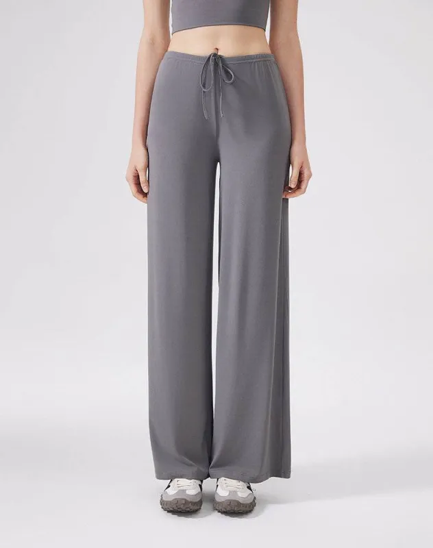 Wide Leg Sweatpants Casual Trousers Pants With Drawstring sold by CRAVE by Frederick Wilhelm
