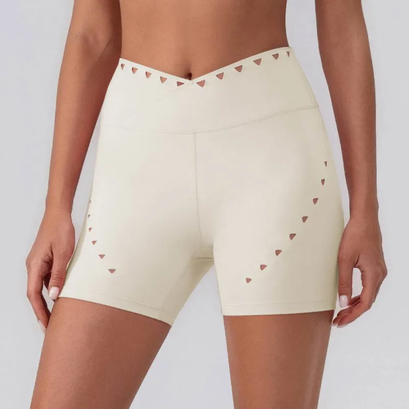 High Waist Tummy Control Hollow Out Yoga Shorts sold by CRAVE by Frederick Wilhelm
