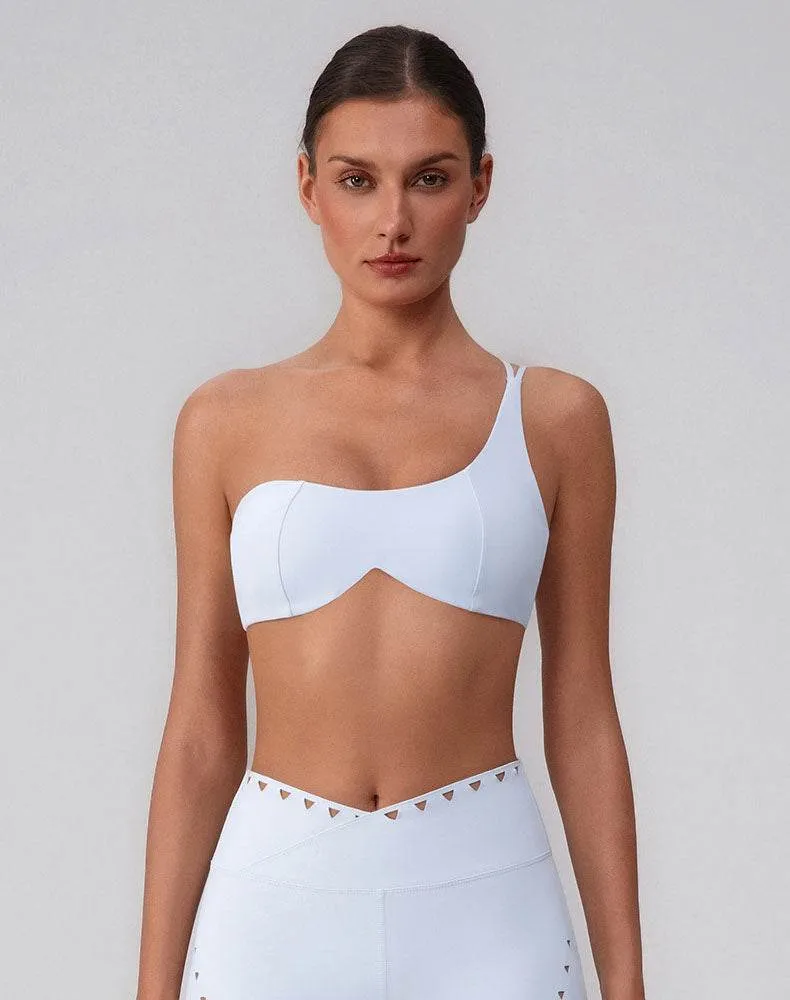 Asymmetric One Shoulder Backless Sports Bra sold by CRAVE by Frederick Wilhelm product image thumbnail 3