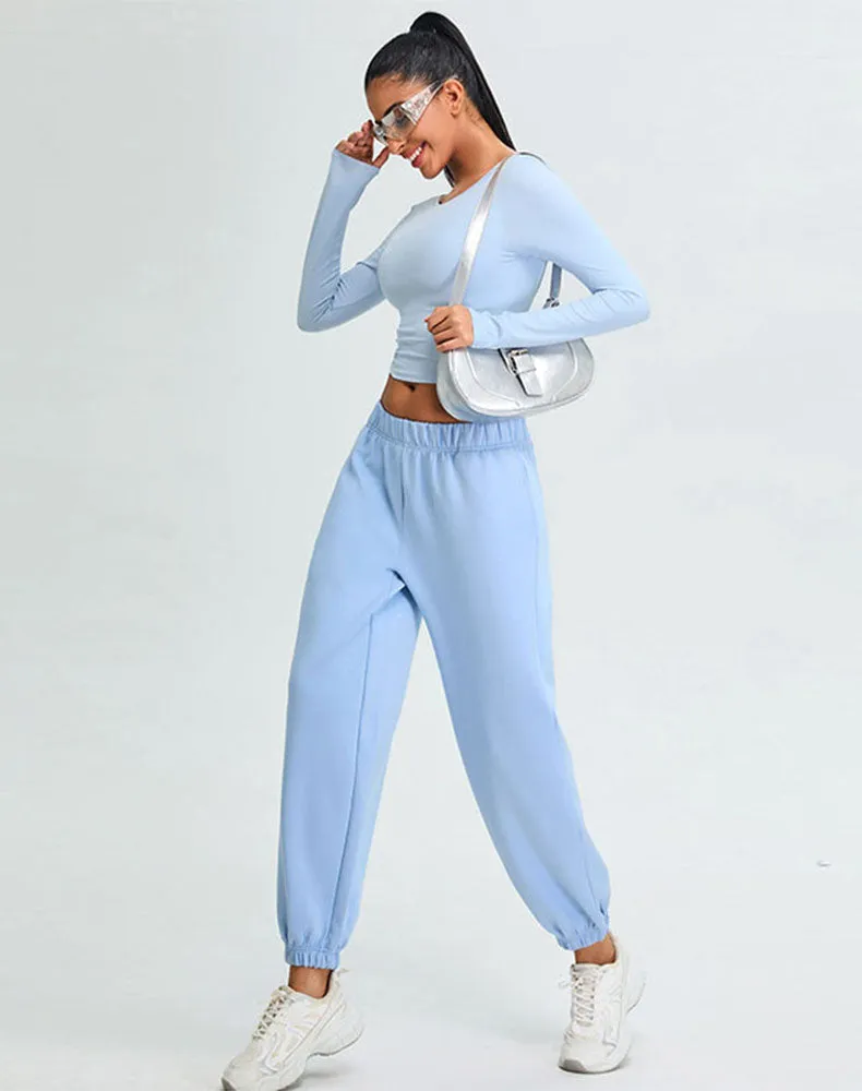 Activewear Set with U-Shaped Back Top and Sweatpant sold by CRAVE by Frederick Wilhelm product image thumbnail 2