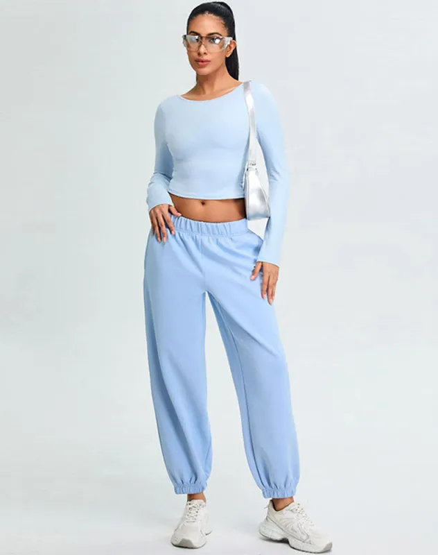 Activewear Set with U-Shaped Back Top and Sweatpant sold by CRAVE by Frederick Wilhelm