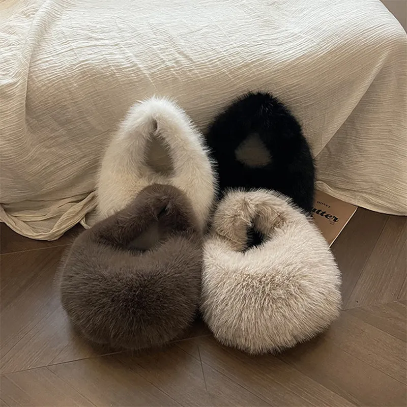 Winter Fluffy Faux Fur Tote Handbag Soft Fuzzy Purse Bag sold by CRAVE by Frederick Wilhelm