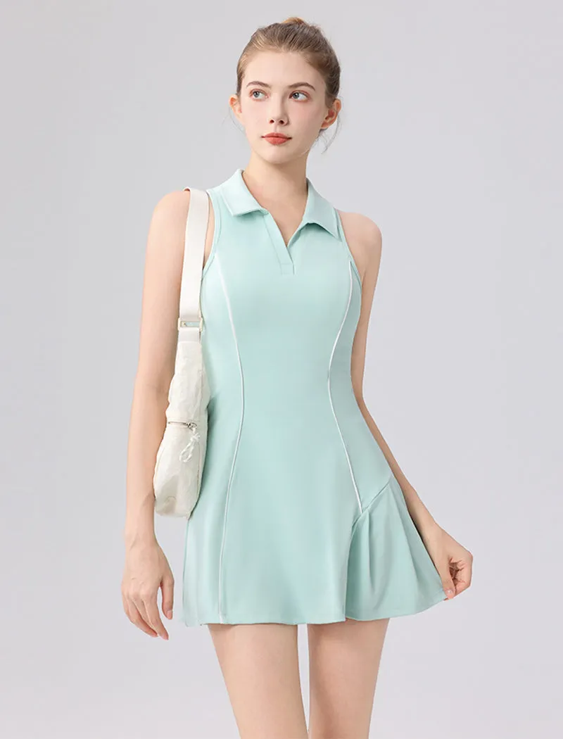 Tennis Golf Dresses Sleeveless Athletic Dress with Shorts sold by CRAVE by Frederick Wilhelm product image thumbnail 3
