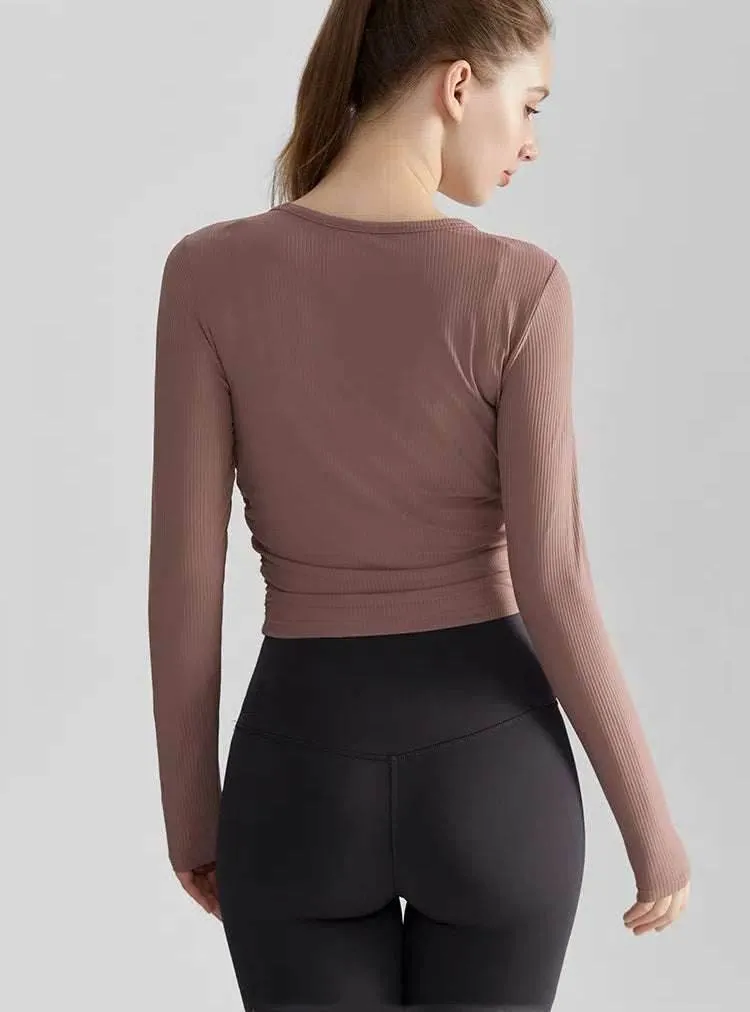 Long Sleeve Yoga T-Shirts sold by CRAVE by Frederick Wilhelm product image thumbnail 2